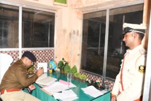 Bihar News पुलिस अंचल कार्यालय ,सदर अंचल, बेतिया का निरीक्षण