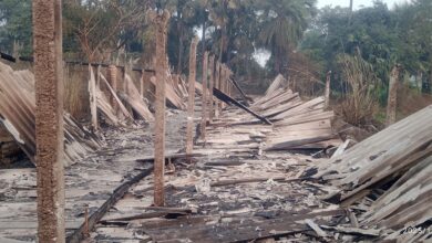 Bihar News - On Monday night, some anti-social elements set fire to a poultry farm in Pachai Jagdish, Ward Number 6, in the police station area.