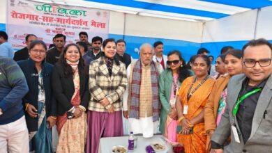 Bihar News - On the occasion of the 150th birth anniversary of Sardar Vallabhbhai Patel, a grand and enthusiastic march was organized in Vaishali district, from Akshaywat Rai Stadium to GA Inter School.