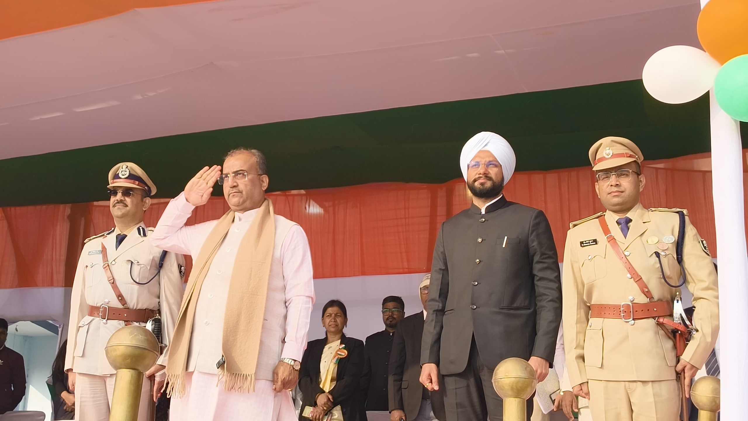 77वां गणतंत्र दिवस पश्चिम चंपारण