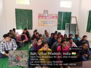 Agra News : भदावर विद्या मंदिर पी.जी. कॉलेज बाह (आगरा) की NSS इकाई द्वारा प्राथमिक विद्यालय बाह देहात में विशेष शिविर का शुभारंभ