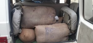 राजापाकर में गस्ती के दौरान 210 लीटर अवैध देसी शराब बरामद, तस्कर फरार