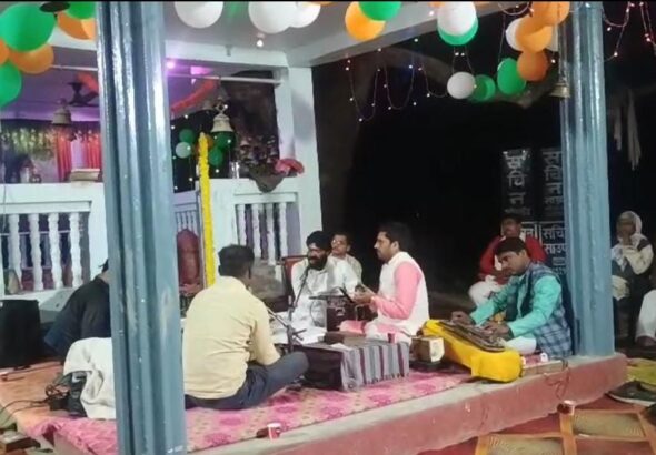 अम्बेडकरनगर के शंकरपुर वर्जी गांव में रामचरित मानस अखंड पाठ व विशाल भंडारे का आयोजन