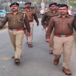 राजापाकर में होली से पहले पुलिस का फ्लैग मार्च, सुरक्षा व्यवस्था को लेकर प्रशासन सतर्क | Bihar News