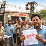 Electricity Connection Protest Etawah