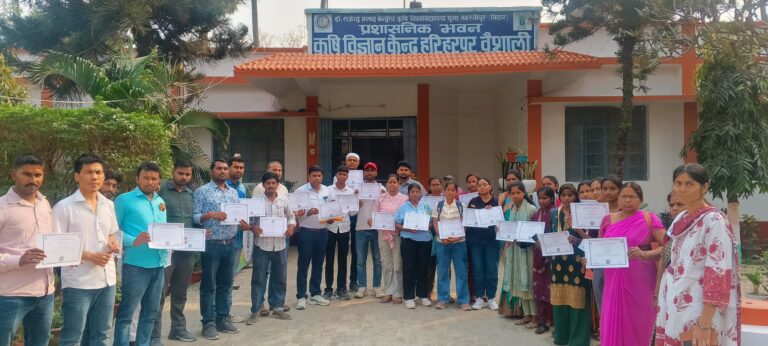 Bihar News : कृषि विज्ञान केंद्र वैशाली में केला प्रसंस्करण प्रशिक्षण संपन्न