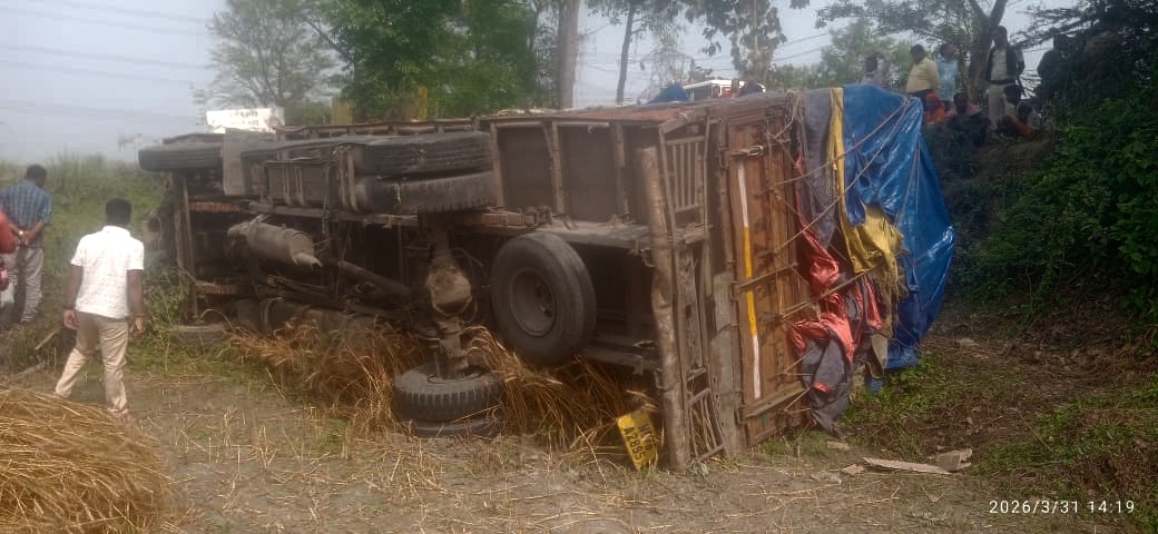 वैशाली NH-322 ट्रक दुर्घटना 2026