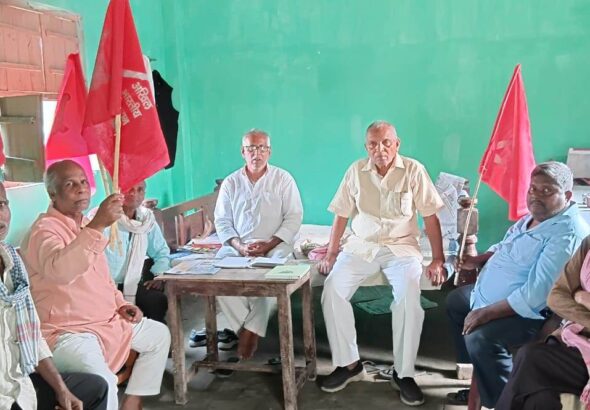 भाकपा माले बैठक राजापाकर वैशाली