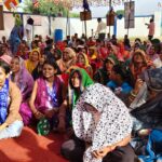 बौद्ध भीम गाथा कार्यक्रम जैनपुर नागर इटावा में प्रेमा अम्बेडकर द्वारा रामजी सकपाल के जीवन पर कथा का वर्णन