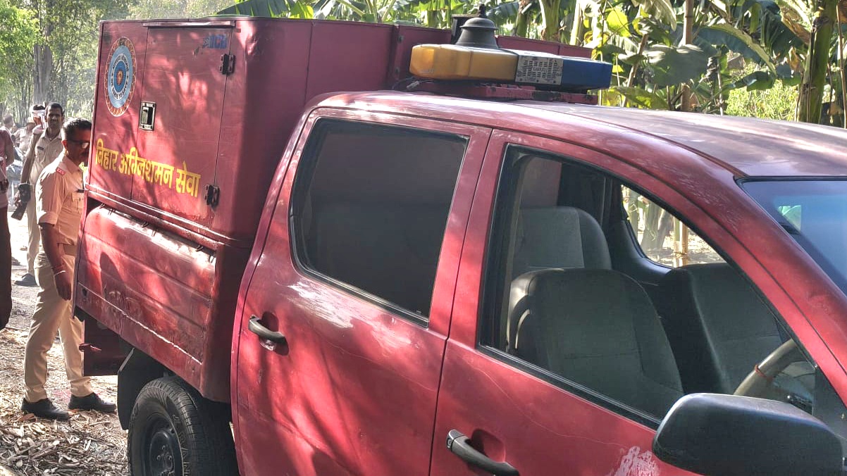 राजापाकर में दमकल गाड़ी नहीं आग से नुकसान