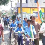 Bihar News : वंदे मातरम् के 150 वर्ष पूरे होने पर विद्यालयों में निकली तिरंगा यात्रा