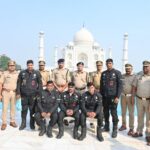 Agra न्यूज़ :आगरा पहुंची राष्ट्रीय एकता मोटरसाइकिल रैली-2026, नशा मुक्ति का दिया संदेश