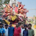 Bihar News :राजापाकर में शांतिपूर्ण माहौल में निकाली गई मां दुर्गा की प्रतिमा विसर्जन यात्रा
